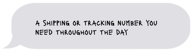 Tracking note shape